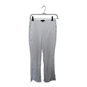 Vintage y2k hot kiss sexy grommet white pants sz small